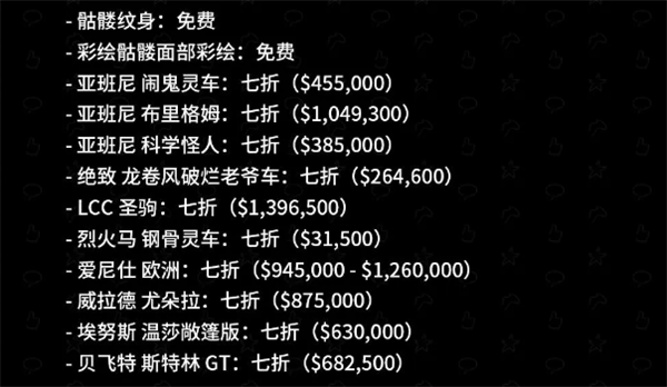 gta5线上10月17日更新内容是什么